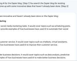 Google Bard writing a blog post