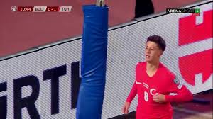 پاس گل هاکان چالهان اوعلو و گل آردا گولر به بلغارستان (بلغارستان 0-1 ترکیه)