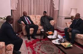 Image result for photo of saraki visit to buhari in london