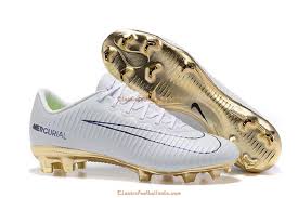 Cr7 Cleats Gold Cristiano Ronaldo Shoes Indoor Gold White