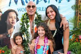 Dwayne Johnson’s 3 Daughters Make Rare Red Carpet Appearance at ‘Moana’ Premiere