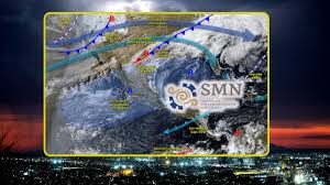 Frente frío 36 y su masa polar “congelarán” estas ciudades viernes y sábado con fuertes lluvias, rachas de hasta 80 km/h y descenso de temperatura en el Norte y Noreste de México, mientras persiste el calor de hasta 45 °C en el Sur