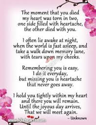 Memorial Poems on Pinterest | Grief, Miss You and I Miss You via Relatably.com