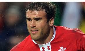 Jamie Roberts scored a try for Wales in the second half after Alun Wyn Jones pounced on a stray ball. Photograph: Paul Ellis/AFP/Getty Images - Jamie-Roberts-Wales-007