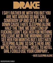 hate sleeping alone | Quotes | Pinterest | Hate Sleeping Alone ... via Relatably.com