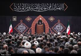 عزاداری شب هشتم محرم در حسینیه امام خمینی(ره)
