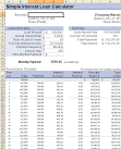 Excel Loan Amortization Table Spreadsheet - Schedule - Calculator