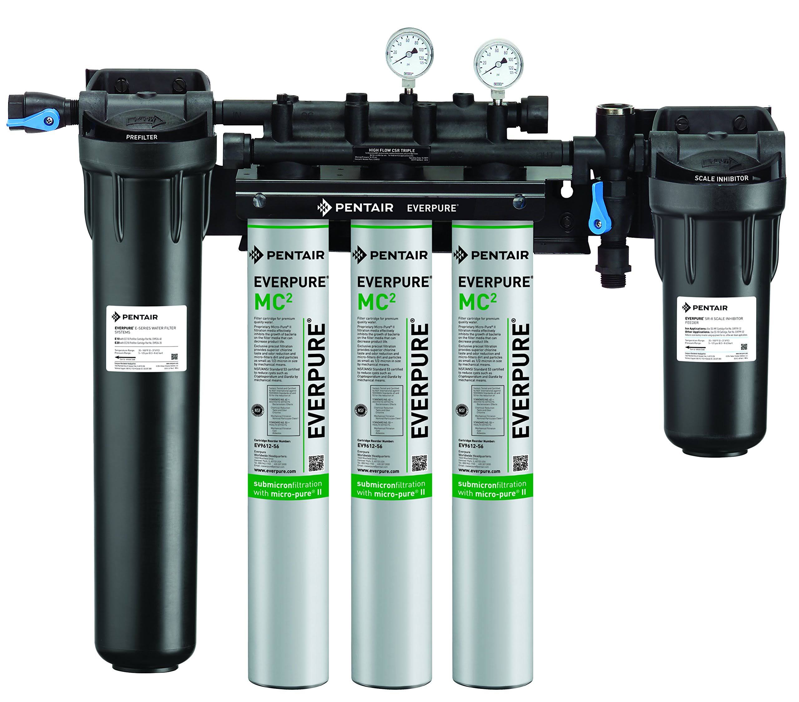 Everpure High Flow Triple CSR Water Filter System ev932806