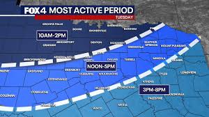 Dallas Weather: Timing for severe storms, hail, and heavy rain across DFW