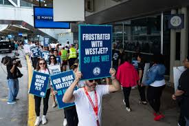WestJet Strike Grounds Hundreds of Flights in Canada