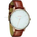 Nixon kensington leather watch