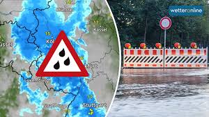 Unwetter und Starkregenwarnung: Deutschland drohen Überflutungen!