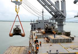 Image result for crane lifting a ship
