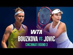 Video : Marie Bouzkova defeats Iva Jovic at Cincinnati Open 2026 – Round 3