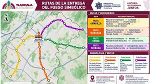 ¡Tómalo en cuenta! Habrá cierres viales en la capital por entrega de fuego simbólico