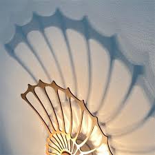 Lampada da parete decorativa Nautilus Shell Design HL208 ...