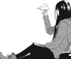 Résultat de recherche d'images pour "manga fille triste noir et blanc"