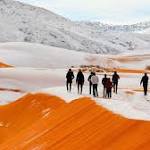 snowed hottest places world