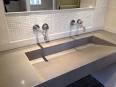 Plan vasque post formed countertop