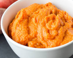 صورة mashed sweet potato and apple