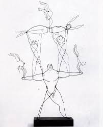 Résultat de recherche d'images pour "calder's wire sculptures"