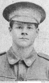 Studio portrait of 3258 Private Vivian Harold Watts, 18th (later 45th) Battalion of Stanmore, NSW. Son of James John and Caroline Harriet Watts. - P05301.173