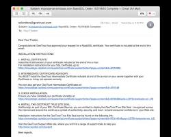 Image of Gmail certificate installation instructions