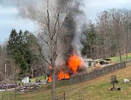 Fire destroys Plum home