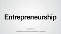 Video for Entrepreneurship pronunciation