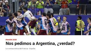 La desafiante crónica de un medio español tras la clasificación a la final del Mundial 2026: “Nos pedimos a Argentina, ¿verdad?”