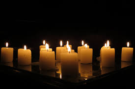 Image result for candles and flowers images