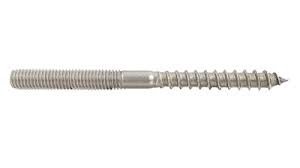 M8 X 80 STAINLESS HANGER BOLT - LAG SCREW