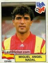 MIGUEL ANGEL NADAL (SPA). 194. Panini FIFA World Cup USA 1994 - 194