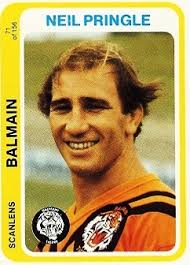 This card is Neil Pringle, Balmain Tigers from the Scanlens 1979 Series Rugby League Trading Card Series. This cards is in very good condition, see scan. - 1979%2520scanlens%252020120509a0008