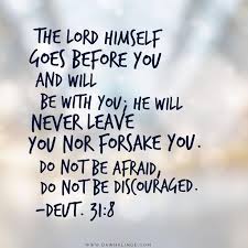 Image result for i will never leave you nor forsake you