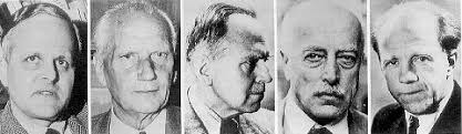 Otto Hahn, Walter Gerlach und Werner Heisenberg ...