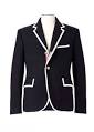 Mens Piped Blazer - ShopStyle UK