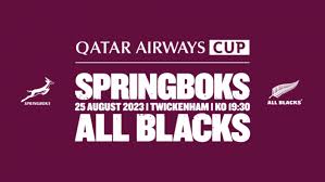 Qatar Airways Cup: A Fierce Rugby Rivalry Reignited as South Africa and New Zealand Clash at Twickenham Stadium - 1