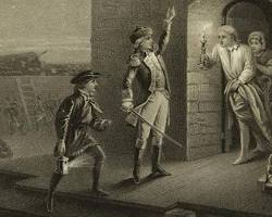 Image of Benedict Arnold at Fort Ticonderoga
