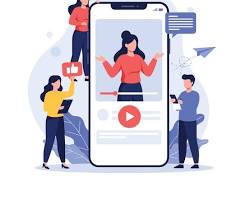 Image of modern content marketing innovation infographics interactive digital content social media storytelling brand podcast studio virtual reality marketing experience