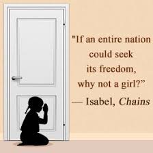 Chains Laurie Halse Anderson Quotes. QuotesGram via Relatably.com