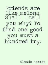 Friends Are Like Melons… | Doing Laundry in Heels via Relatably.com