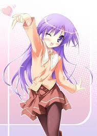 Anime girl  purple hair Images?q=tbn:ANd9GcTVsIjfLUR65yEYpJyVrTvDgyK8aKAVg_xIRpzPTZFbhm8a0N9vFg