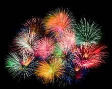 Imagine cu Diverse tipuri de artificii