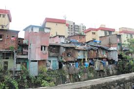 Image result for mixture rich slum neighborhood