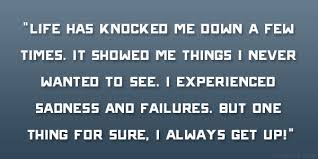 Knocked Down Quotes. QuotesGram via Relatably.com