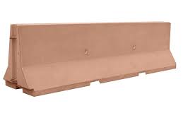 Plain Concrete Jersey Barrier - Straight End – Crowd Control ...