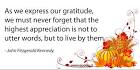 Thanksgiving quotations