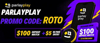 ParlayPlay Promo Code ROTO: First Deposit Match Up to $100 + $5 Free Entry