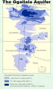 Image result for Ogallala aquifer map